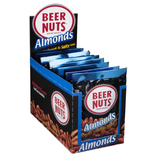 Beer Nuts Sweet & Salty Almond, 4 x 12 x 2 oz Case - Nuts & Seeds