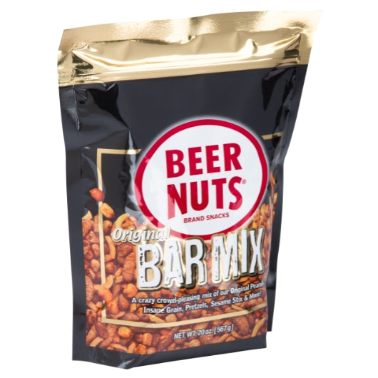 Beer Nuts Bar Mix Bag, 8 x 20 oz Case - Nuts & Seeds