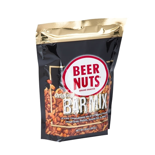 Beer Nuts Bar Mix Bag, 8 x 20 oz Case - Alternate product angle or state