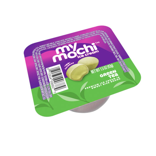 My Mochi Green Tea Ice Cream, 72 x 1.25 oz Case - Coffee & Tea