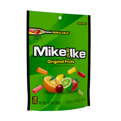 Mike & Ike Original Fruits Stand Up Bag, 8 x 10 oz Case - DOT product image 3