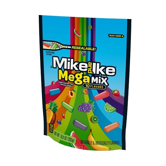 Mike & Ike Mega Mix Stand Up Bag, 8 x 10 oz Case - DOT product image 8