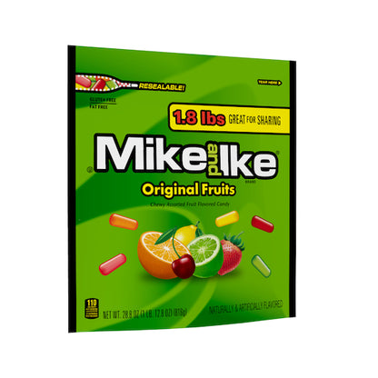 Mike & Ike Original Fruits Stand Up Bag, 6 x 28.8 oz Case - DOT product image 3