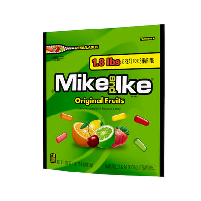Mike & Ike Original Fruits Stand Up Bag, 6 x 28.8 oz Case - DOT product image 7