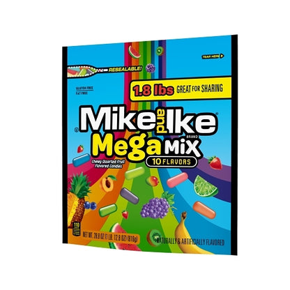 Mike & Ike Mega Mix Stand Up Bag, 6 x 28.8 oz Case - DOT product image 8