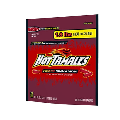 Hot Tamales Cinnamon Stand Up Bag, 6 x 28.8 oz Case - DOT product image 7
