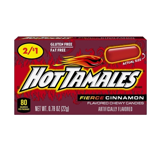 Hot Tamales Fierce Cinnamon Candy Changemaker, 16 x 24 x 0.78 oz Case - Candy & Confections