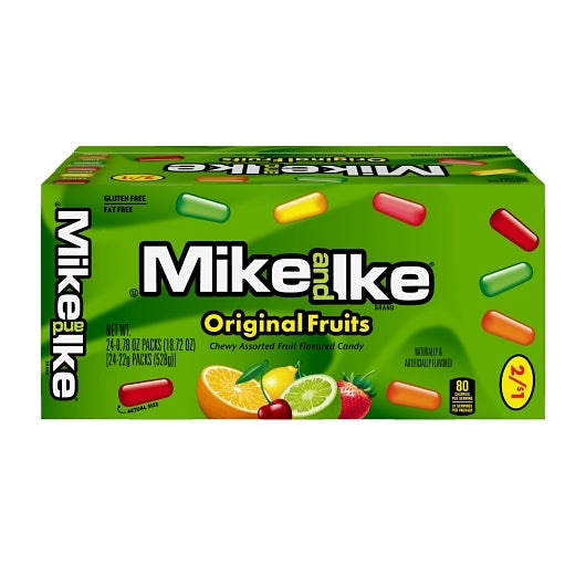 Mike & Ike Original Fruits Candy Pre-Priced Changemaker, 16 x 24 x 0.78 oz Case - Candy & Confections - image 2