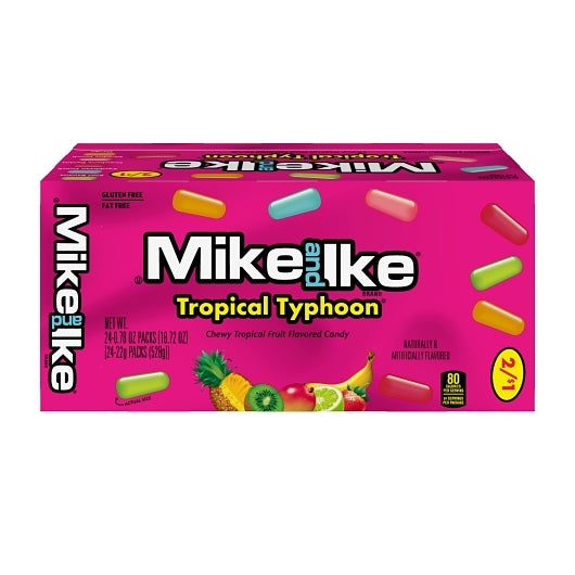 Mike & Ike Tropical Typhoon Candy Pre-Priced Changemaker, 16 x 24 x 0.78 oz Case - Candy & Confections - image 2