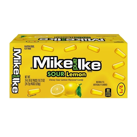 Mike & Ike Sour Lemon Candy Pre-Priced Changemaker, 16 x 24 x 0.78 oz Case - Candy & Confections - image 2