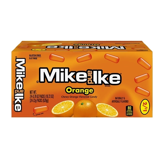 Mike & Ike Orange Candy Pre-Priced Changemaker, 16 x 24 x 0.78 oz Case - Candy & Confections - image 2