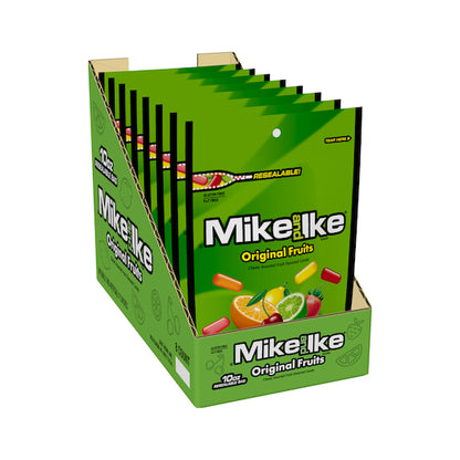 Mike & Ike Original Fruits Stand Up Bag, 8 x 10 oz Case - DOT product image 4