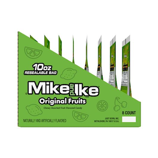 Mike & Ike Original Fruits Stand Up Bag, 8 x 10 oz Case - DOT product image 6