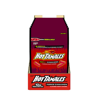 Hot Tamales Fierce Cinnamon Stand Up Bag, 8 x 10 oz Case - DOT product image 3