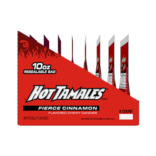 Hot Tamales Fierce Cinnamon Stand Up Bag, 8 x 10 oz Case - DOT product image 7