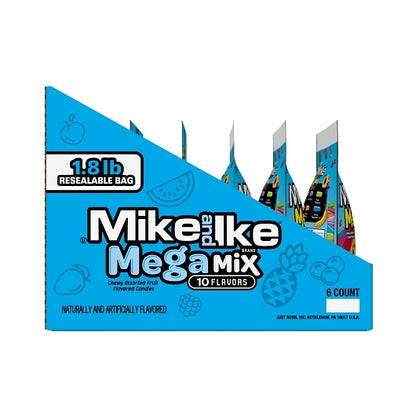 Mike & Ike Mega Mix Stand Up Bag, 6 x 28.8 oz Case - DOT product image 7