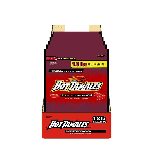 Hot Tamales Cinnamon Stand Up Bag, 6 x 28.8 oz Case - DOT product image 2