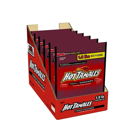 Hot Tamales Cinnamon Stand Up Bag, 6 x 28.8 oz Case - DOT product image 4