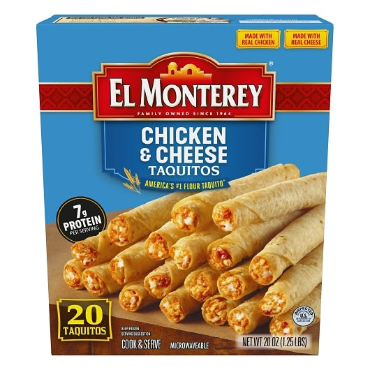 Flour Taquitos Chicken & Cheese Flour Taquitos, 5 x 1.25 lb Case - DOT product image 2