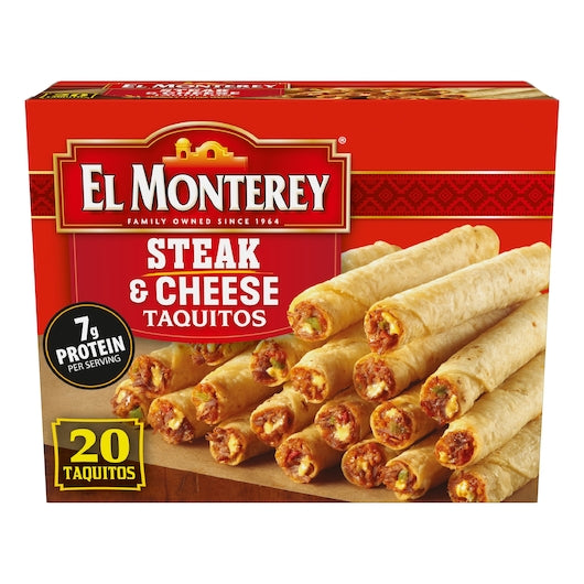 El Monterey BEEF & CHEESE FLOUR TAQUITO, 5 x 1.25 lb Case - DOT product image 6