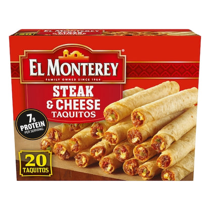 El Monterey BEEF & CHEESE FLOUR TAQUITO, 5 x 1.25 lb Case - DOT product image 6