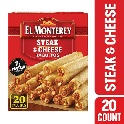 El Monterey BEEF & CHEESE FLOUR TAQUITO, 5 x 1.25 lb Case - DOT product image 5
