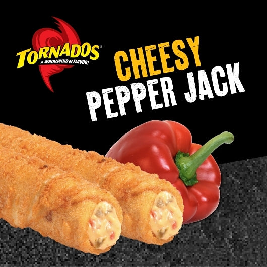 Tornado Tornados El Monterey, Cheesy Pepper Jack, 3 x 8 x 85 GR Case - DOT product image 2