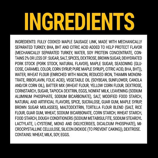 Tornado French Toast Sausage Breakfast Tornados, 3 x 8 x 3 oz Case - DOT product image 4