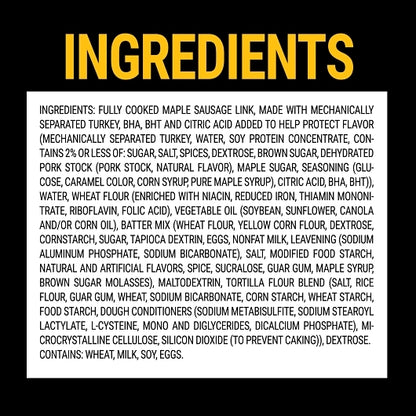 Tornado French Toast Sausage Breakfast Tornados, 3 x 8 x 3 oz Case - DOT product image 4