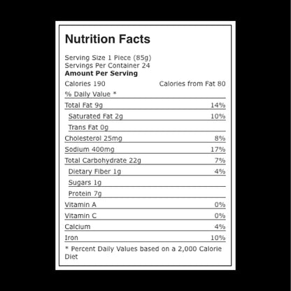 Tornado French Toast Sausage Breakfast Tornados, 3 x 8 x 3 oz Case - DOT product image 5