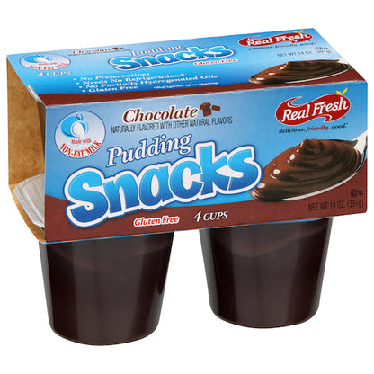 Real Fresh Pudding Chocolate Trans Fat Free, 12 x 14 oz Case - DOT product image 4