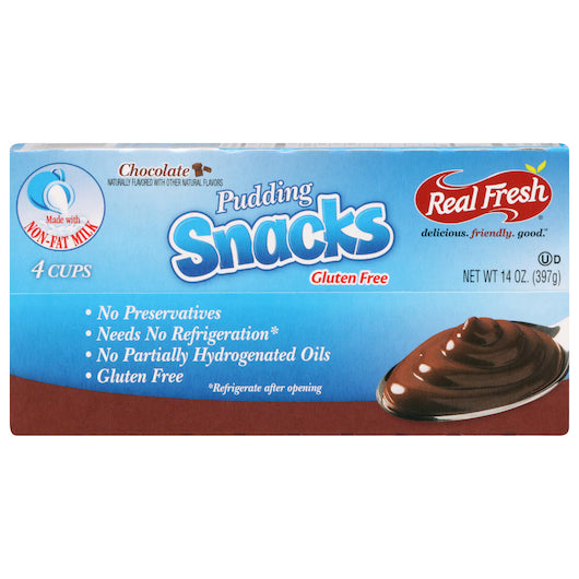 Real Fresh Pudding Chocolate Trans Fat Free, 12 x 14 oz Case - DOT product image 8