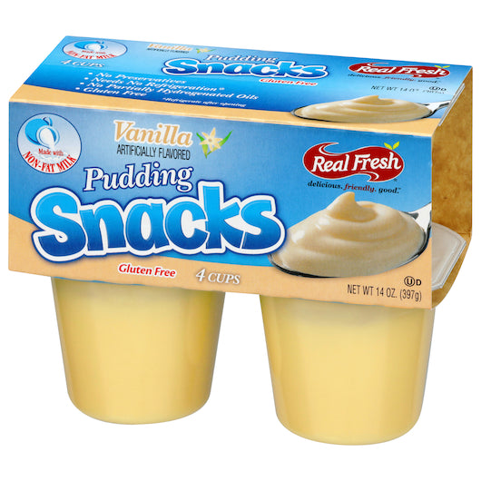 Real Fresh Pudding Vanilla Trans Fat Free, 12 x 14 oz Case - DOT product image 8