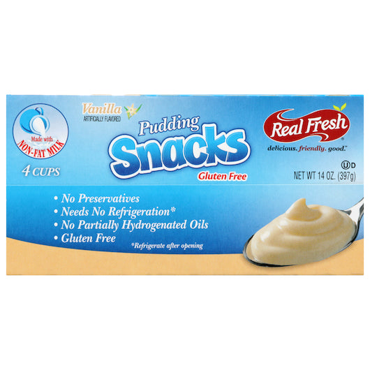 Real Fresh Pudding Vanilla Trans Fat Free, 12 x 14 oz Case - DOT product image 4