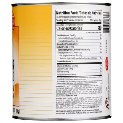 Real Fresh MILD CHEDDAR CHEESE SAUCE, 6 x 6.63 lb Case - DOT product image 7