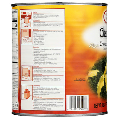 Muy Fresco Cheddar Cheese Sauce, 6 x 6.63 lb Case - DOT product image 8