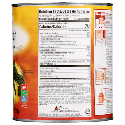 Muy Fresco Cheddar Cheese Sauce, 6 x 6.63 lb Case - DOT product image 6