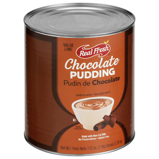 Real Fresh Value Line Trans Fat Free Chocolate Flavored Pudding, 6 x 7 lb Case - DOT product image 4