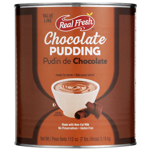 Real Fresh Value Line Trans Fat Free Chocolate Flavored Pudding, 6 x 7 lb Case - DOT product image 2