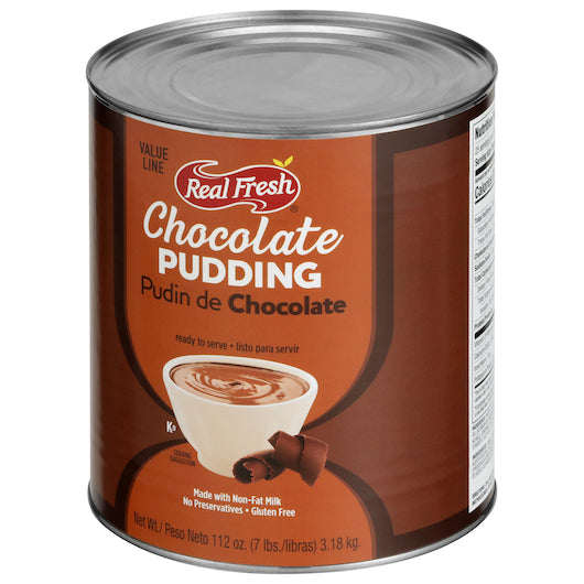 Real Fresh Value Line Trans Fat Free Chocolate Flavored Pudding, 6 x 7 lb Case - DOT product image 6