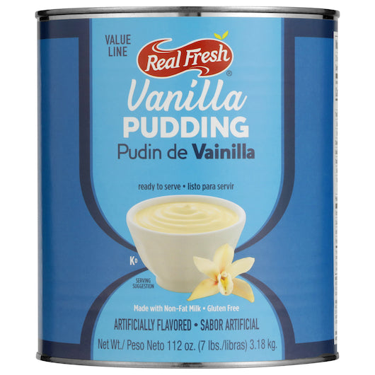 Real Fresh Value Line Trans Fat Free Vanilla Flavored Pudding, 6 x 7 lb Case - DOT product image 2