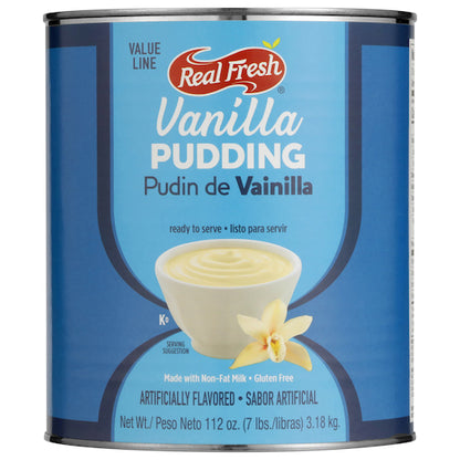 Real Fresh Value Line Trans Fat Free Vanilla Flavored Pudding, 6 x 7 lb Case - DOT product image 2