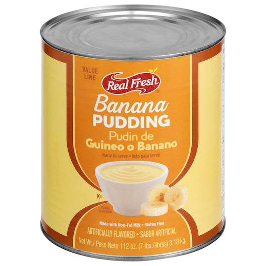 Real Fresh Trans Value Line Banana Pudding, 6 x 7 lb Case - Bakery & Desserts
