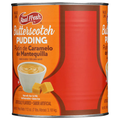 Real Fresh Value Line Trans Fat Free Butterscotch Flavored Pudding, 6 x 7 lb Case - DOT product image 5