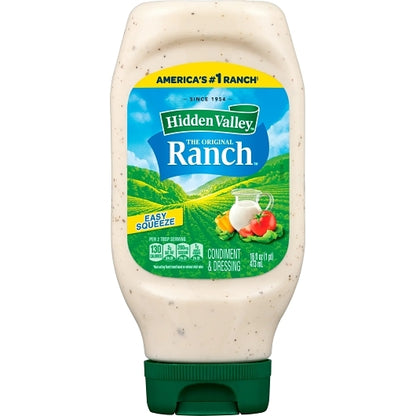 Hidden Valley Ranch Dressing Bottle, 6 x 16 fl oz Case - Front/center packaged product image
