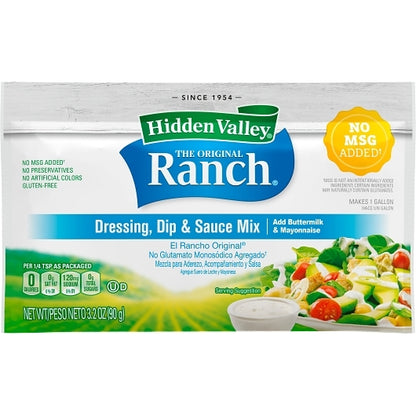Hidden Valley Gluten Free Buttermilk Ranch Salad Dressing Bulk, 12 x 3.2 oz Case - DOT product image 2