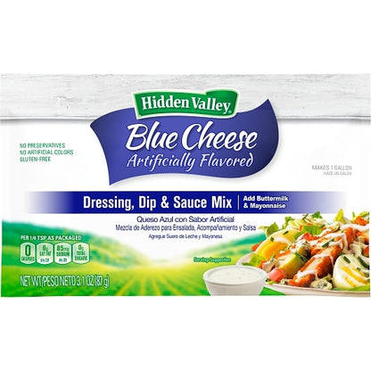 Hidden Valley Blue Cheese Dressing Mix, 18 x 3.1 oz Case - DOT product image 2