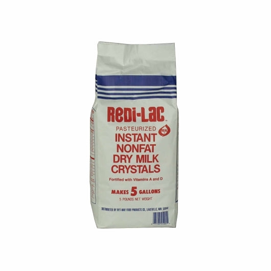 Redi Lac Instant Nonfat Dry Milk Crystals, 6 x 5 lb Case - Pantry Ingredients