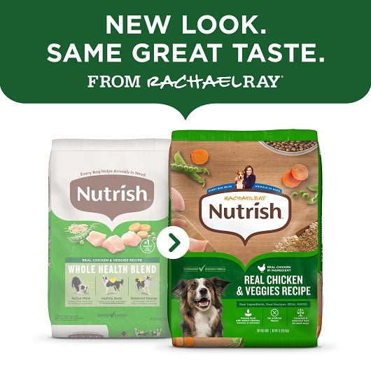 Rachael Ray Nutrish Chicken & Vegetable Dry Dog Food, 4 x 56 oz Case - Pet Food & Pet Care - image 2