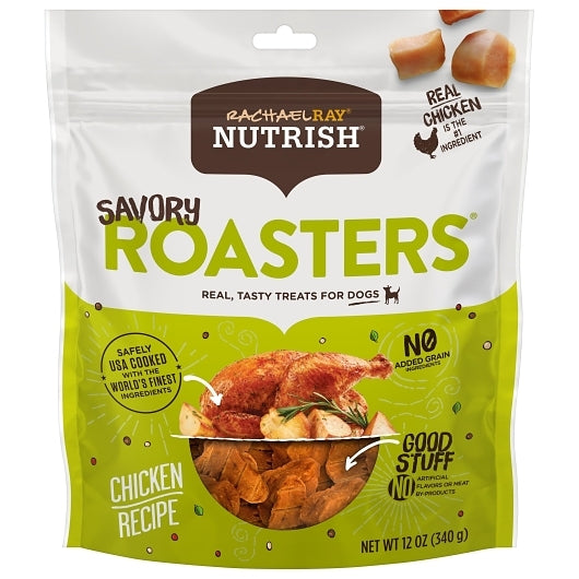 Rachel Ray Savory Roasters Chicken Dog Treats, 6 x 12 oz Case - Pet Food & Pet Care